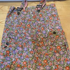 Floral MINI BODEN Corduroy Overalls